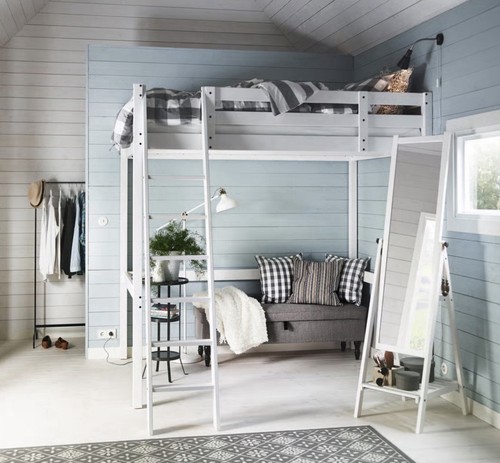 Ikea hochbett stora weiß - ikea, "stora",