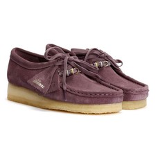 Clarks Originals Wallabee Suede Damen Lila Schuhe