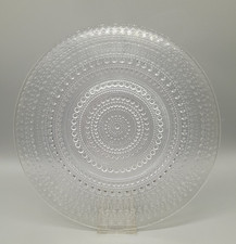 iittala Finnland Tauperle Tortenplatte 31 cm Oiva Toikka Kastehelmi Glas