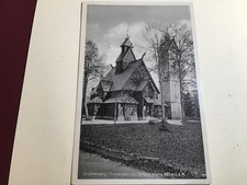 Karpacz / Brückenberg PL Riesengebirge/Schlesien, „Kirche Wang“ sw FotoAK ~1939