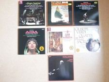 17x VERDI LP Konvolut OPERN