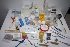 Dentallabor-Restposten diverse Werkzeuge + Materialien # 12941
