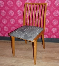 60er Jahre WILKHAHN Stuhl Esszimmerstuhl Federkern gepolstert retro vintage