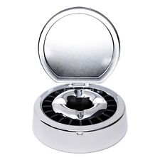 Atomic Sturmaschenbecher mit Glutlöscher und Deckel chrom poliert, 14 cm