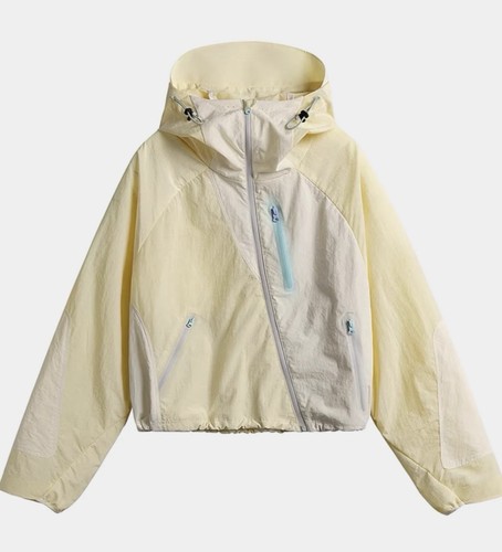 Damen windbreaker jacke kurz - windbreaker,