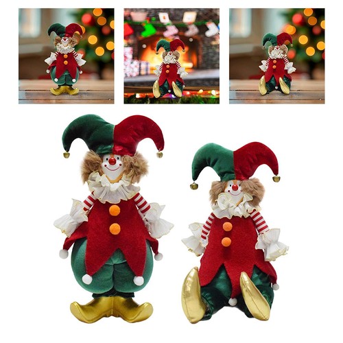 Weihnachtsclown-Puppe