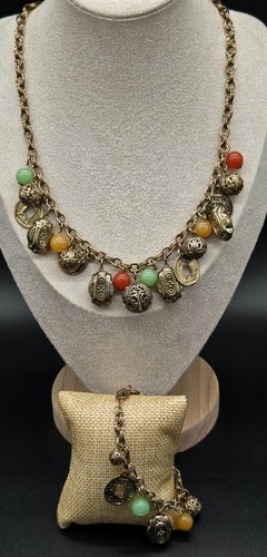 Vintage schmuck set halskette - vintage,