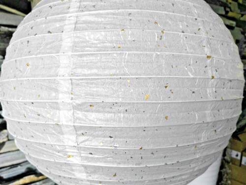 Silber papierlampion 40cm - silber,