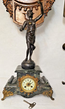 Antik Französisch Marmor Uhr