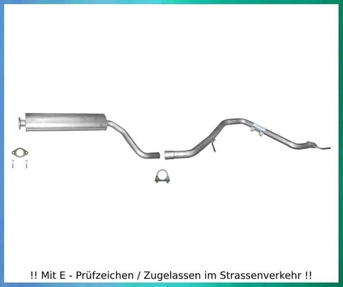 Auspuffanlage für opel - auspuffanlage,