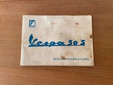 Vespa V50S Augsburg (!!!) Original Bedienungsanleitung