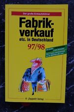 Fabrikverkauf etc. in Deutschland 97/98 / Taschenbuch