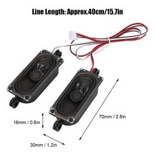2Pcs 4 Ohm 5W Tv Box Lautsprecher Lautsprecher Sound Verstärker Einheit Für Neu