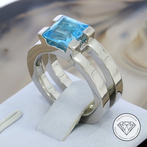 Wert 950 blautopas ring - 5.950,-,