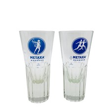 METAXA Gläser Glas bedruckt H