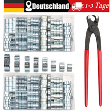 300/150 tlg Schlauchschellen 2 Ohr Schelle Schlauchklemmen Schlauchbinder Zange