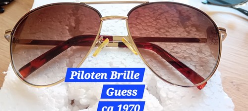 Piloten brille guess 70iger - piloten,
