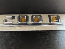 Lettering nameplate "200D"