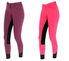 Covalliero Reithose Economic Kinderreithose  122 128 152 164 lila pink Z