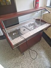 Heiße Theke, Buffetschrank, Wärmetheke, Bain Marie, fahrbar Wärmehalter