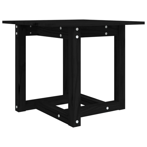 Couchtisch schwarz 50x50x45 - schwarz,