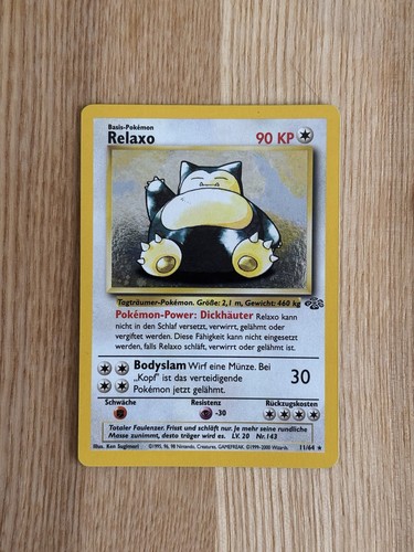 Pokémon relaxo holo - pokémon, 11/64