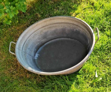 Zinkwanne 65 Liter ca. 65 x 54 Pflanzkübel Übertopf Bierkühler Wanne dicht rar