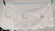 Kinder Gardine/vorhang/Fenstergardine Löwe & Zebra breite 100cmx Länge 50cm