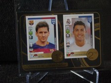 STICKER - #8 PANINI 2016 GOLDEN STICKER (MESSI / C. RONALDO - FIFA 365