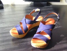 Sommerschuhe Keilabsatz Mustang Gr. 38 neuwertig