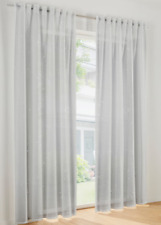 502573-4* heine home Dekostore Vorhang grau Zugband Glitzer NEU Gr. 245 x 130 cm