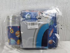 Buntes Einweggeschirr Geburtstag Party Hochzeit Jubiläum Pappe Set Partygeschirr