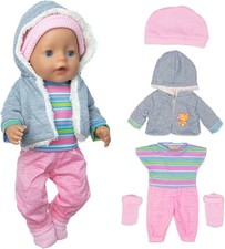 Puppenbekleidung mit mantel - mit,