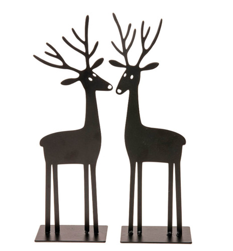 Metallfigur 25cm rudolph - metallfigur,