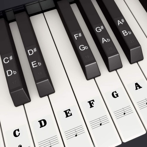 Klavier keyboard aufkleber - klavier,