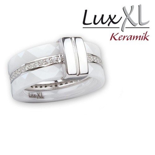 Designer keramik ring silber - keramik,