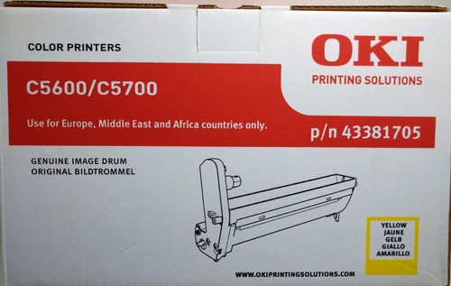 Oki 43381705 yellow original - oki, 43381705,