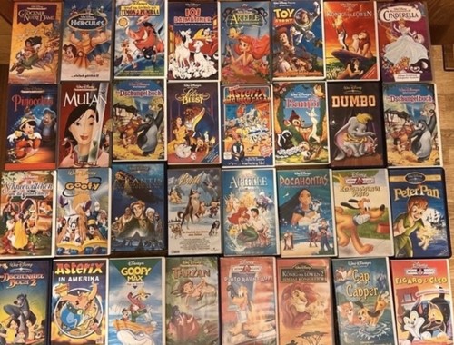 Videokassetten disney - videokassetten,