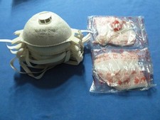 Feinstaubmasken mit Ventil Atemmaske Staubmaske Atemschutzmaske Filtermaske