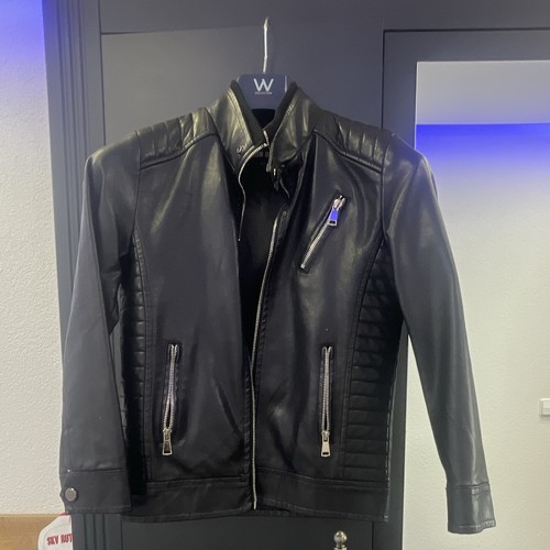 Collection leder bikerjacke - w,