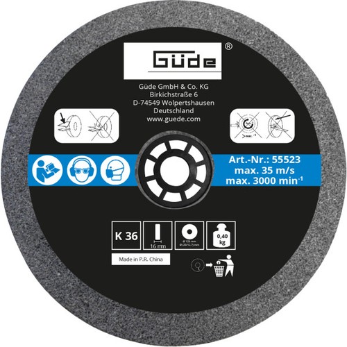 Güde schleifscheibe 125 - k, 36