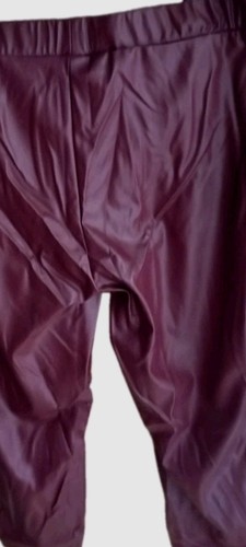 Lederoptik leggings rot - lederoptik,