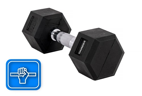 Hexagon hantel 5kg mm - hantel,
