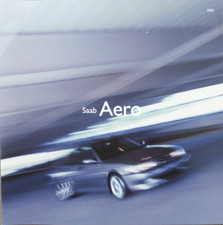 2002 Saab 9-3 93 Aero 9-5 95 Aero Prospekt Brochure, 8 Seiten
