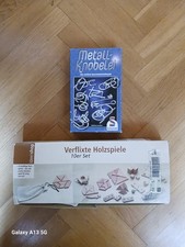 Verflixte Holzspiele und Metallknobelei im Set