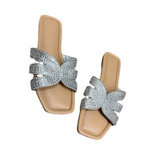 Bershka Damen-Sandalen flach