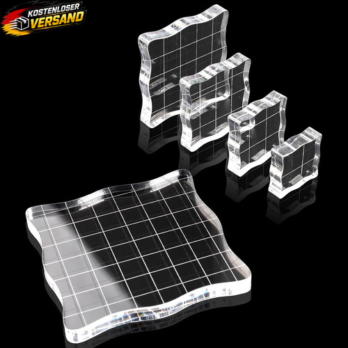 Acryl stempelblock set - set, 5