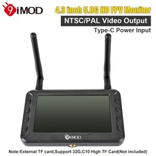9IMOD 4.3"5.8G FPV Monitor HD Wireless Luftfahrt Videoaufnahme Bildübertragung
