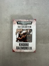 Warhammer 40k Datakarten Khorne Daemonkin Chaos Space Marines Fantasy Armeebuch 