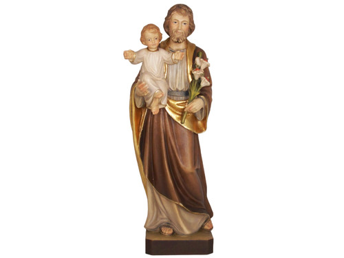 Holz figur josef mit - holz, hl.